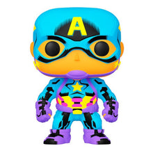 Load image into Gallery viewer, Funko Pop Marvel Black Light Captain America Special Edition