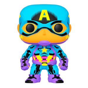 Funko Pop Marvel Black Light Captain America Special Edition