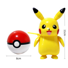 Load image into Gallery viewer, Pokemon Pikachu with Pokeball Anime Figure Collection