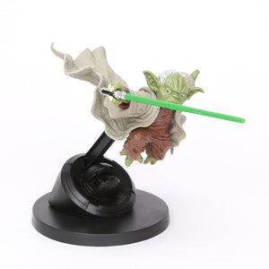 Star Wars Master Yoda Jedi Knight Fighting Action Figure Collection