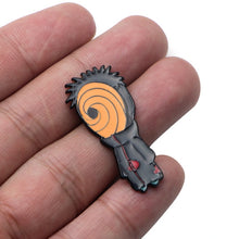 Load image into Gallery viewer, Naruto Uzumaki, Kakashi or Madara Brooch Pins