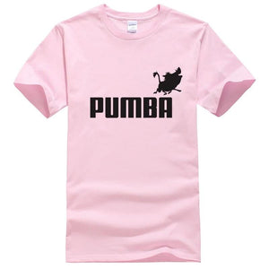 The Lion King Pumba Black Letter Colors T-Shirt Men