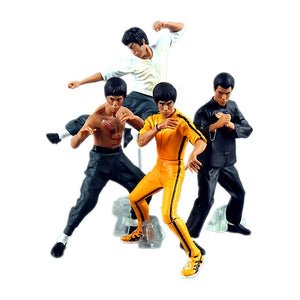 Bruce Lee  Kung Fu 4 Action Figures Collection