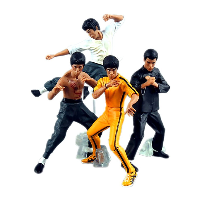 Bruce Lee  Kung Fu 4 Action Figures Collection