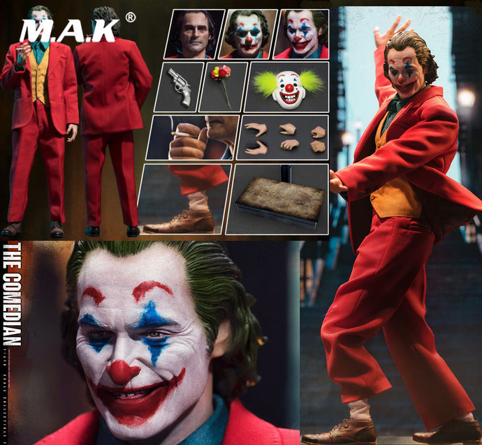 The Joker Clown Joaquin Phoenix Action Figure Deluxe Edition Collection