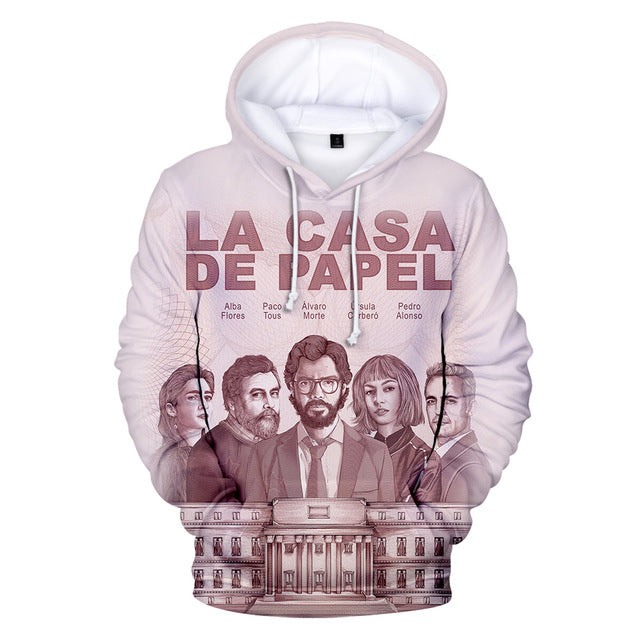 Money Heist Poster Sweatshirt Men