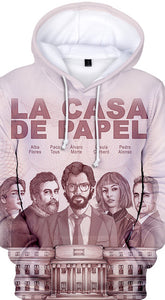 Money Heist Poster Sweatshirt Men