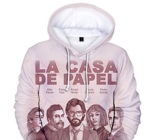 Money Heist Poster Sweatshirt Men