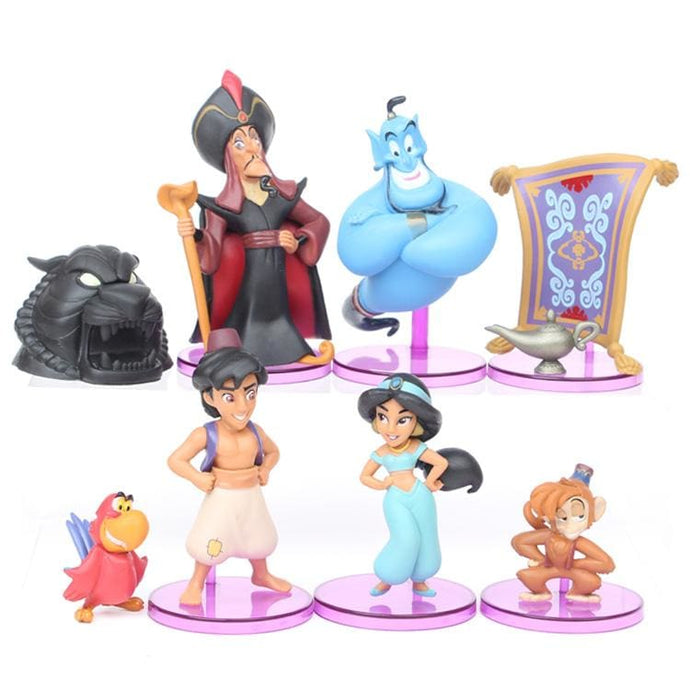 Aladdin 8 Anime Figures Model Collection - Movies
