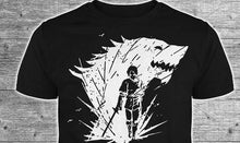 Load image into Gallery viewer, Game Of Thrones Arya Stark Not Today White Logo T-Shirt Men