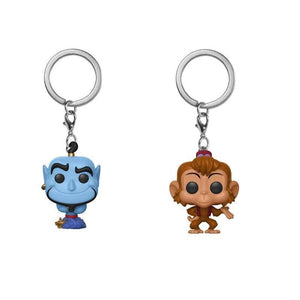 Aladdin Funko Pocket Genie and Abu Keychain