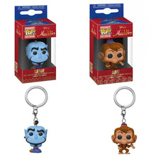 Load image into Gallery viewer, Aladdin Funko Pocket Genie and Abu Keychain