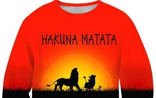 Load image into Gallery viewer, The Lion King Hakuna Matata Sweatshirt Kids