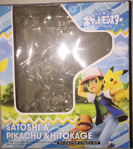 Pokemon Ash Ketchum with Pikachu and Charmander Anime Figures