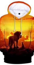 Load image into Gallery viewer, The Lion King 2019 New Film Mufasa and Simba Sweatshirt Men