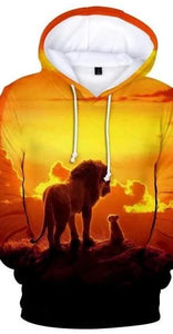 The Lion King 2019 New Film Mufasa and Simba Sweatshirt Men