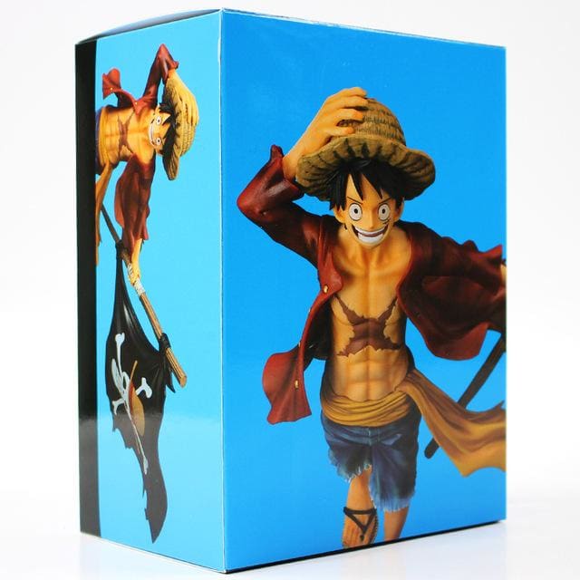 One Piece Monkey D Luffy With Pirate Flag Anime Figure Collection - Anime