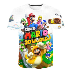 Super Mario 3D World T-Shirt Kids and Men