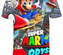 Load image into Gallery viewer, Super Mario Odyssey T-Shirt Kids and Men