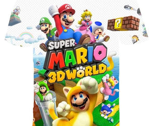 Super Mario 3D World T-Shirt Kids and Men