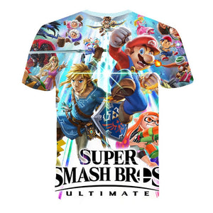 Super Smash Bros Ultimate T-Shirt Kids and Men