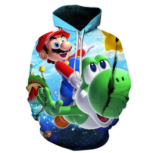 Super Mario Bros and Yoshi Sweatshirt Men