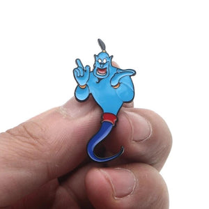 Aladdin Genie Brooch Pins