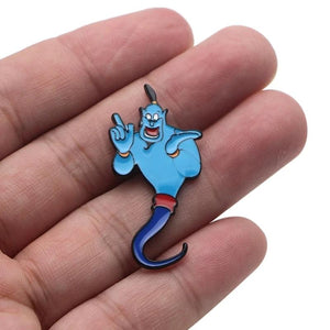 Aladdin Genie Brooch Pins