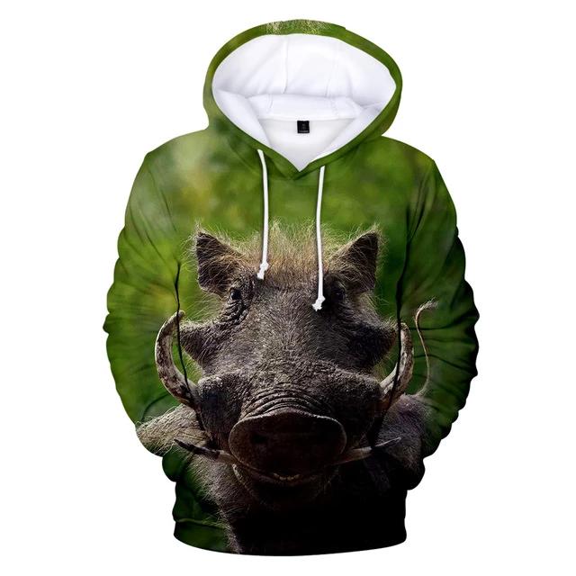 The Lion King 2019 New Film Pumba Sweatshirt Men