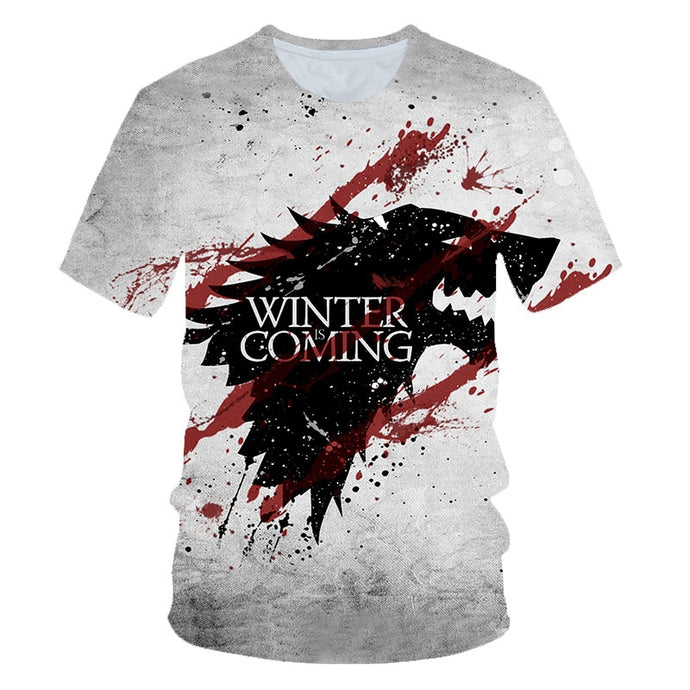 Game of Thrones Winter Is Coming T-Shirt Men