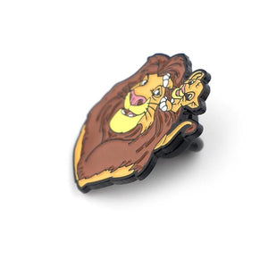 The Lion King Mufasa and Simba Brooch Pins