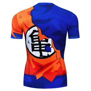 Dragon Ball Z Wu Broken Short or Long T-Shirt Men