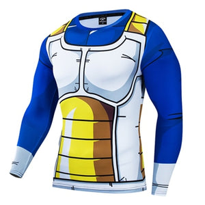 Dragon Ball Z Vegeta Short or Long T-Shirt Men