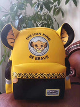 Load image into Gallery viewer, The Lion King Simba Yellow Backpack Kids