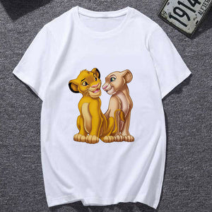 The Lion King Nala and Simba 2019 New summer T-Shirt Women