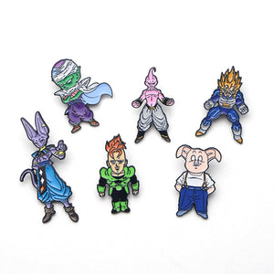 Dragon Ball Z 15 Diferent Models Brooch Pins