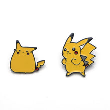 Load image into Gallery viewer, Pokemon Pikachu and Raichu Brooch Pins