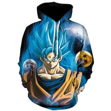 Load image into Gallery viewer, Dragon Ball Z Goku Saiyan God Sweatshirt Men