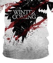 Load image into Gallery viewer, Game of Thrones Winter Is Coming T-Shirt Men