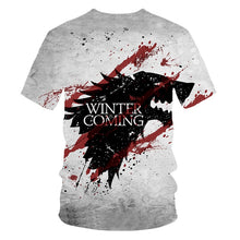 Load image into Gallery viewer, Game of Thrones Winter Is Coming T-Shirt Men