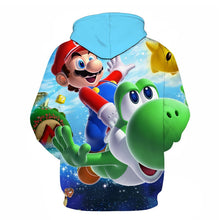 Load image into Gallery viewer, Super Mario Bros and Yoshi Sweatshirt Men