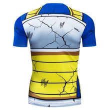 Load image into Gallery viewer, Dragon Ball Z Vegeta Broken Short or Long T-Shirt Men