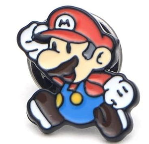 Super Mario Bros and Luigi Brooch Pins