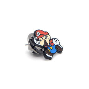 Super Mario Bros and Luigi Brooch Pins