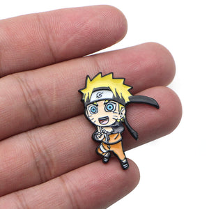 Naruto Uzumaki, Kakashi or Madara Brooch Pins