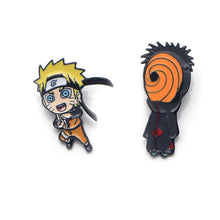 Load image into Gallery viewer, Naruto Uzumaki, Kakashi or Madara Brooch Pins