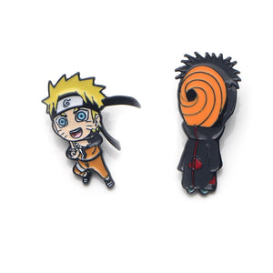 Naruto Uzumaki, Kakashi or Madara Brooch Pins