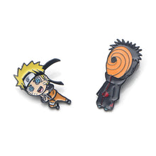 Load image into Gallery viewer, Naruto Uzumaki, Kakashi or Madara Brooch Pins