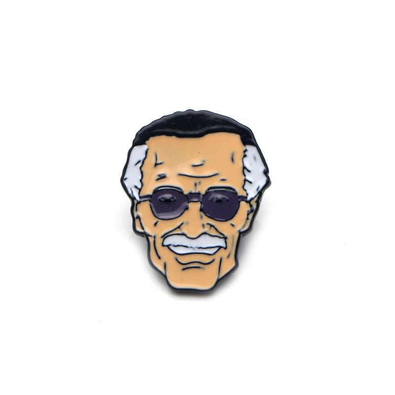 Stan Lee Brooch Pins