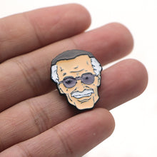 Load image into Gallery viewer, Stan Lee Brooch Pins